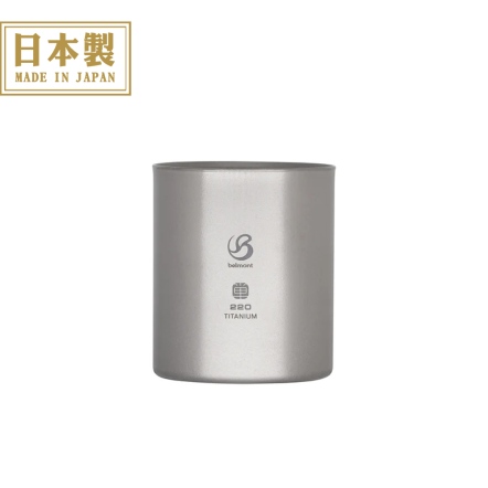 雙層鈦製馬克杯 220 ml(可疊收)