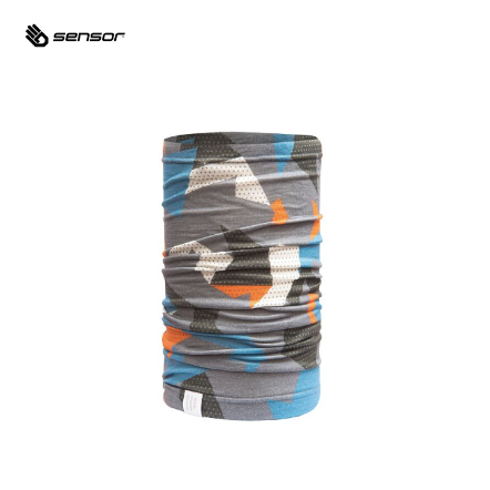 美麗諾羊毛多功能頭巾 160g｜迷彩藍