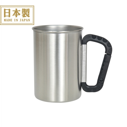 304不鏽鋼鉤環馬克杯-黑色