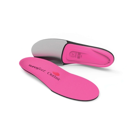 女款雪鞋粉紅色鞋墊