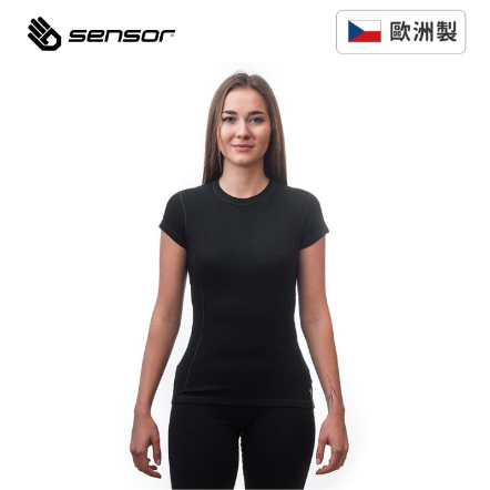 女款 DF雙面美麗諾羊毛 短袖排汗上衣 170g