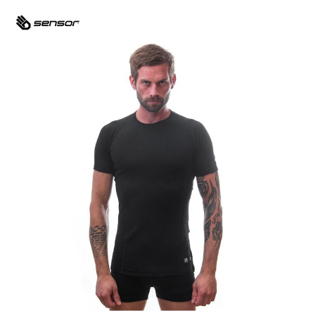 男款 DF雙面美麗諾羊毛 短袖排汗上衣 170g