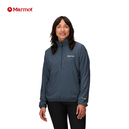 女款 Aerothermal 半門襟透氣刷毛上衣