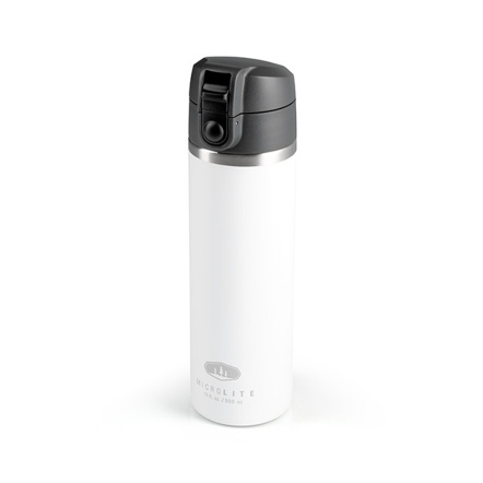 輕量不鏽鋼真空保溫瓶 500ml(彈蓋)