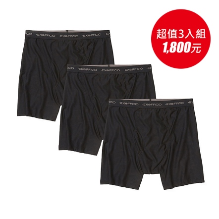 男款經典彈性四角褲 5.5"-3入裝