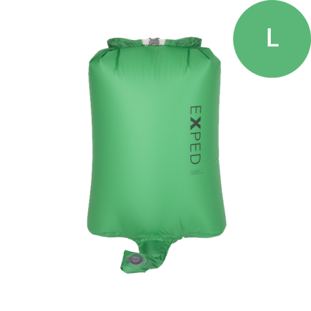Schnozzel Pumpbag UL 輕量兩用防水打氣袋-綠色L