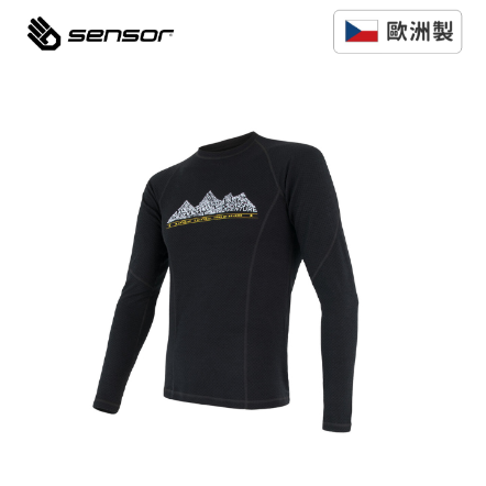男款 Adventure DF美麗諾羊毛 長袖排汗上衣 170g
