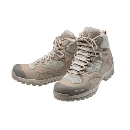 Gore-Tex 中性款中筒戶外登山健行鞋-沙褐 10106-459