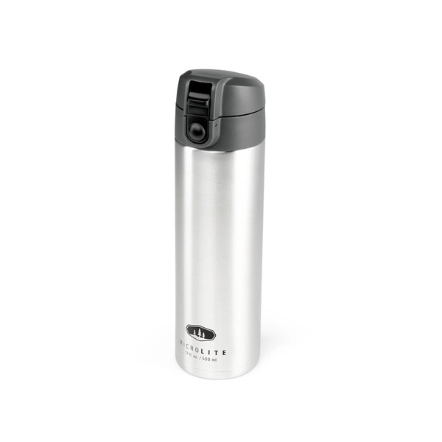 輕量不鏽鋼真空保溫瓶 500ml(彈蓋)