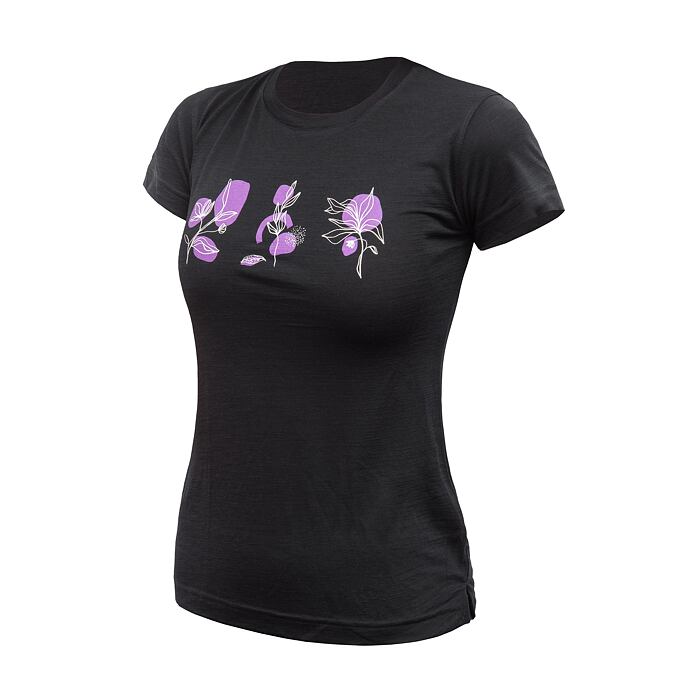 Bloom 女款美麗諾羊毛短袖上衣 (120g)