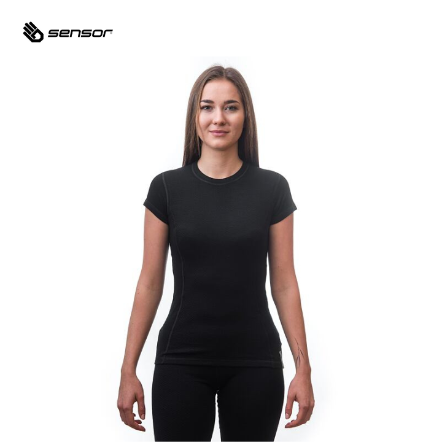 女款 DF雙面美麗諾羊毛 短袖排汗上衣 170g