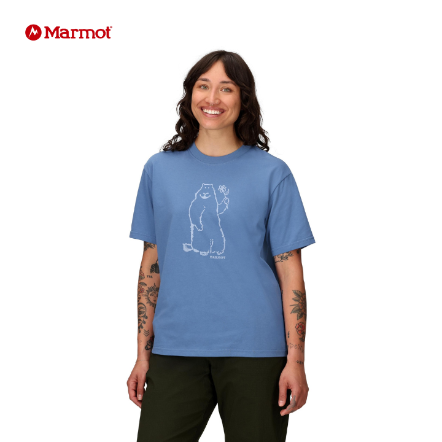 女款 Flower Marty 快乾短袖 LOGO T