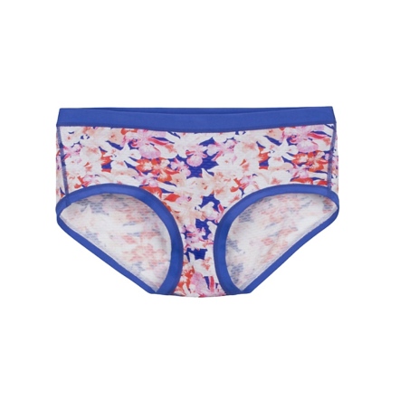 女款運動透氣彈性印花平口褲-低腰