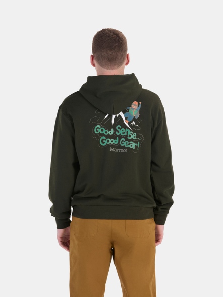 冰攀土撥鼠快乾長袖帽T｜共3色