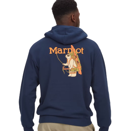 拓荒土撥鼠連帽上衣/帽T｜海軍藍