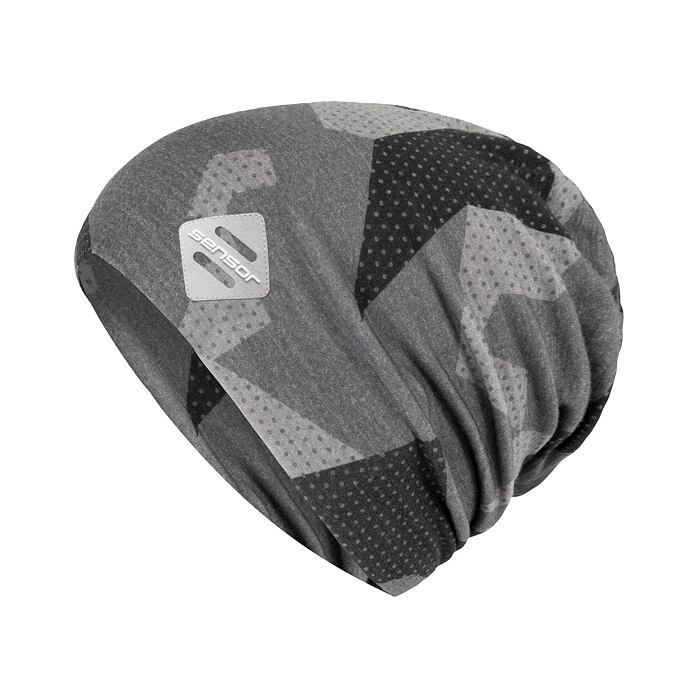 美麗諾羊毛帽-迷彩灰(160g)