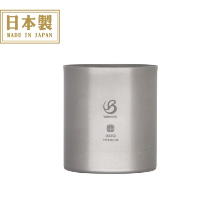 雙層鈦製馬克杯 300ml (可疊收)