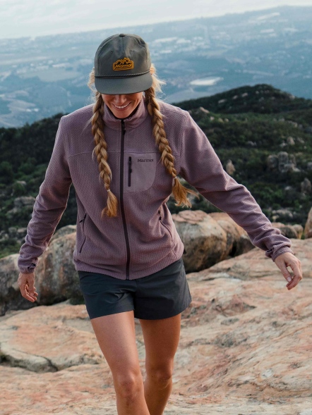 女款 AirFleece 透氣刷毛保暖外套