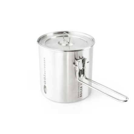 不鏽鋼鍋爐組1.1L (折疊式手柄)