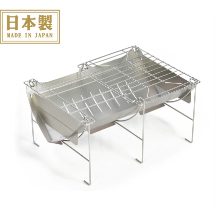 TABI 鈦金屬焚火台(附不鏽鋼烤架)