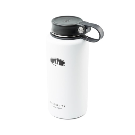 輕量不鏽鋼真空保溫瓶 1L(提環)