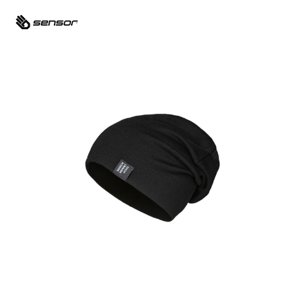 Merino 厚版美麗諾羊毛帽 275g｜黑色