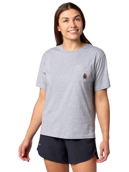 女款 Marty Pocket 口袋短袖上衣 快乾LOGO T