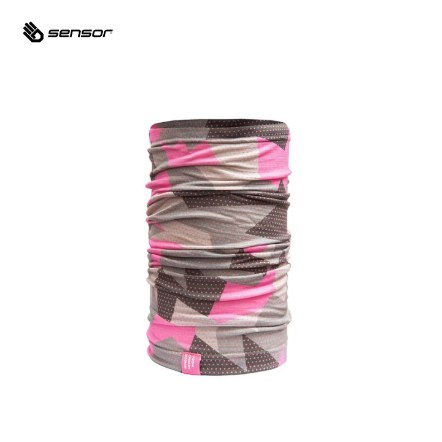 美麗諾羊毛多功能頭巾 160g｜迷彩粉